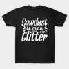 Sawdust Is Man Glitter Vintage Distressed T-Shirt Official Haikyuu Merch