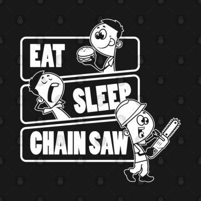 Eat Sleep Chainsaw Repeat Forester Chainsaw Operat Phone Case Official Haikyuu Merch