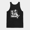 Eat Sleep Chainsaw Repeat Forester Chainsaw Operat Tank Top Official Haikyuu Merch