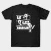 Eat Sleep Chainsaw Repeat Forester Chainsaw Operat T-Shirt Official Haikyuu Merch
