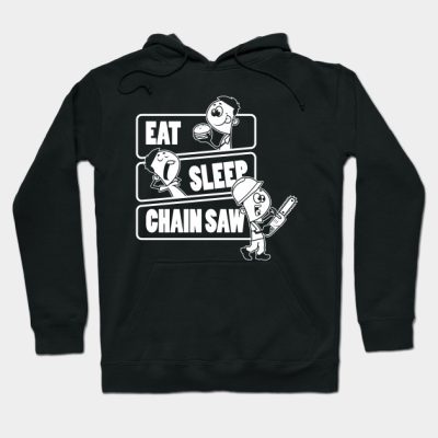 Eat Sleep Chainsaw Repeat Forester Chainsaw Operat Hoodie Official Haikyuu Merch