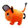 30cm Pochita Plush Chainsaw Chain Saw Man Cosplay Standing Orange Dog Stuffed Doll Prop Kids Kawaii 4 - Chainsaw Man Merchandise