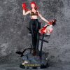 33CM Anime Chainsaw Man Figure PVC Makima Anime Beautiful Girl Action Figurine Chainsawman Model Collection Doll 2 - Chainsaw Man Merchandise