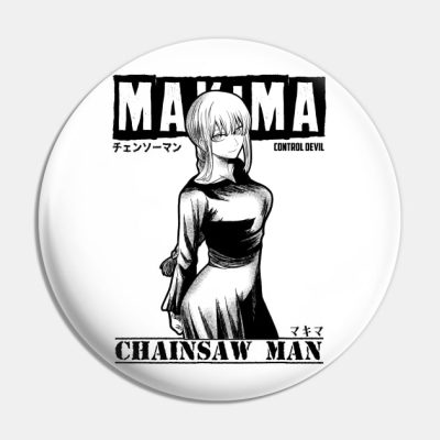Makima Chainsaw Pin Official Haikyuu Merch