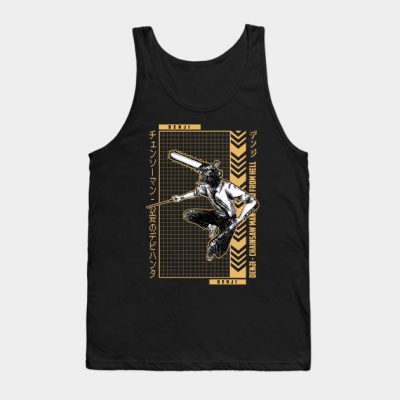 Chainsaw Man 8 Tank Top Official Haikyuu Merch