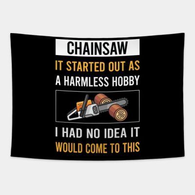 Harmless Hobby Chainsaw Arborist Lumberjack Woodwo Tapestry Official Haikyuu Merch