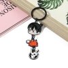 Anime Chainsaw Man Keychain Cartoon Figure Denji Pochita Badge Pendant Keyring Cute Fashion Accessories For Kids 3 - Chainsaw Man Merchandise