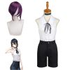 Anime Chainsaw Man Reze Cosplay Costume Shirt Shorts Uniforme Bomb Halloween Carnival Clothes - Chainsaw Man Merchandise