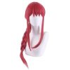 Anime Chainsaw Man Wig Makima Long Rose Red Hair Cosplay Wig Role Play Halloween Hair Synthetic 1 - Chainsaw Man Merchandise