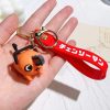 Anime Keychain Cool Soft Rubber Devil Denji Car Metal Chainsaw Man Keyring Cute Pochita Key Chain 5 - Chainsaw Man Merchandise