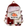 Anime Mochilas Chainsaw Man Pochita Kawaii Backpack Boys Girls Backpack School Bag Travel Bags Backpack Laptop 1 - Chainsaw Man Merchandise