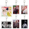 Chainsaw Cartoon Chain Saw Man Key Chain Anime Figures Acrylic Makima Power Reze Denji Pendant Key - Chainsaw Man Merchandise