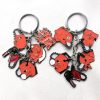 Chainsaw Man Anime Keychain Cool Soft Rubber Devil Denji Car Metal Keyring Cute Pochita Key Chain 5 - Chainsaw Man Merchandise