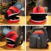 Chainsaw Man Anime Peripheral Toys Chain Saw Trips Plush Cos Handsome Head Cover Pillow Hat Birthday - Chainsaw Man Merchandise