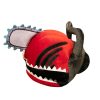 Chainsaw Man Anime Peripheral Toys Chain Saw Trips Plush Cos Handsome Head Cover Pillow Hat Birthday 5 - Chainsaw Man Merchandise