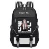 Chainsaw Man Power Makima Cosplay Backpack Anime 3D Print School Bag Canvas Shoulder Bag Rucksack for 10 - Chainsaw Man Merchandise