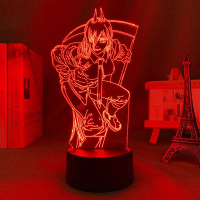 Power Chainsaw Man LED Lamp