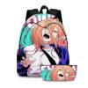 Japan Anime Chainsaw Man Power Backpack Pencil Bag Women Men Cartoon Pochita Makima School Bag Teenager - Chainsaw Man Merchandise