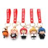 Japanese Cartoon Anime Chainsaw Man Pendant Keychain Car Key Chain Key Ring Keyring Phone Bag Ornament - Chainsaw Man Merchandise