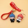 Japanese Cartoon Anime Chainsaw Man Pendant Keychain Car Key Chain Key Ring Keyring Phone Bag Ornament 3 - Chainsaw Man Merchandise