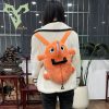 Pochita Plush Toy Backpack Chainsaw Chain Saw Man Cosplay Orange Dog Stuffed Doll Japan Anime Plushie 1 - Chainsaw Man Merchandise