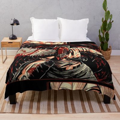 Devil Chain Throw Blanket Official Chainsaw Man Merch