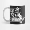 Eat Sleep Chainsaw Repeat Forester Chainsaw Operat Mug Official Haikyuu Merch