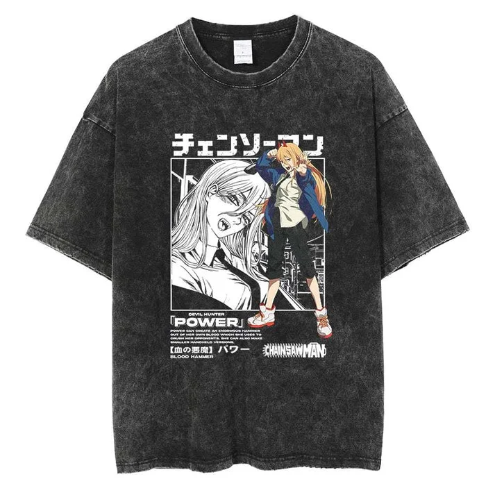 Chainsaw Man Makima Oversized Anime T-shirt - Chainsaw Man Merchandise ...