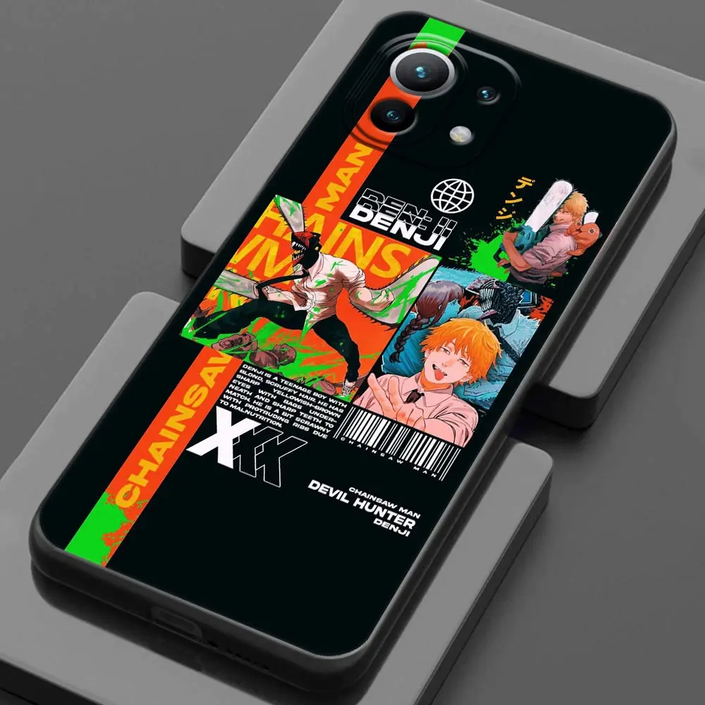 Anime Power Chainsaw Man Denji For Xiaomi 11 Lite Phone Cases For Xiaomi Mi 11 Lite 11 - Chainsaw Man Merchandise