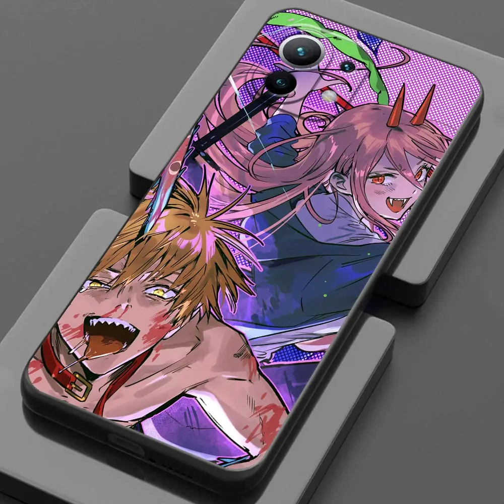 Anime Power Chainsaw Man Denji For Xiaomi 11 Lite Phone Cases For Xiaomi Mi 11 Lite 6 - Chainsaw Man Merchandise