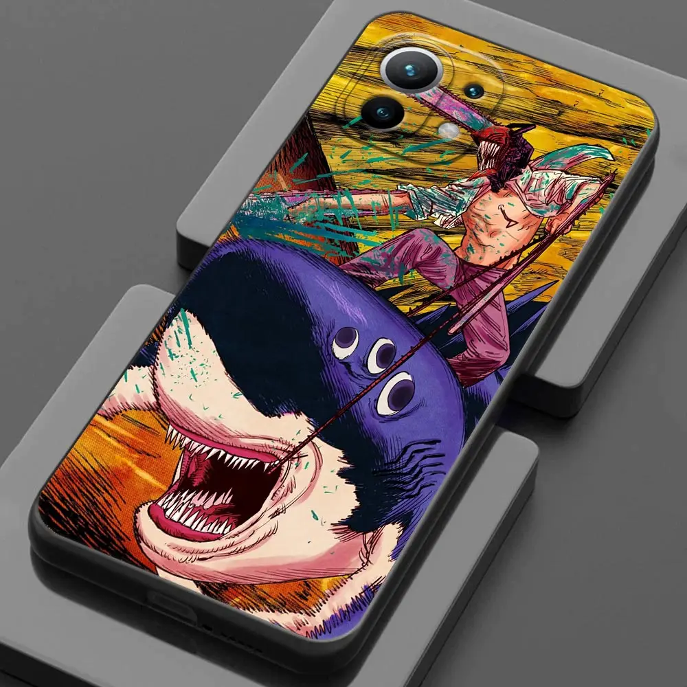 Anime Power Chainsaw Man Denji For Xiaomi 11 Lite Phone Cases For Xiaomi Mi 11 Lite 9 - Chainsaw Man Merchandise
