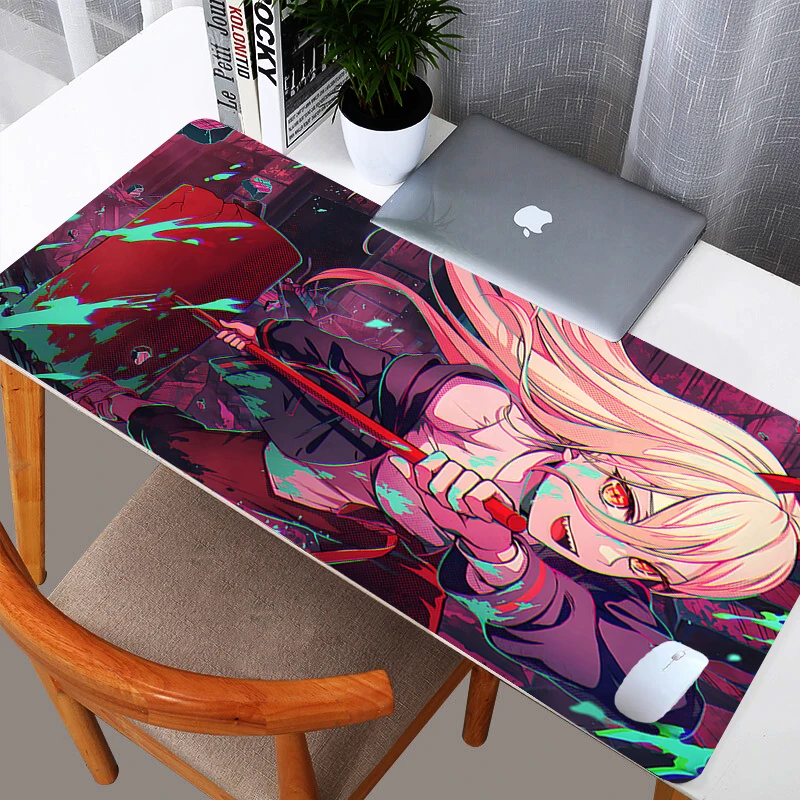 Chainsaw Man Anime Large Mouse Pad Gaming Accessories Non slip Keyboard Desktop Mat XL Laptop Office 5 - Chainsaw Man Merchandise