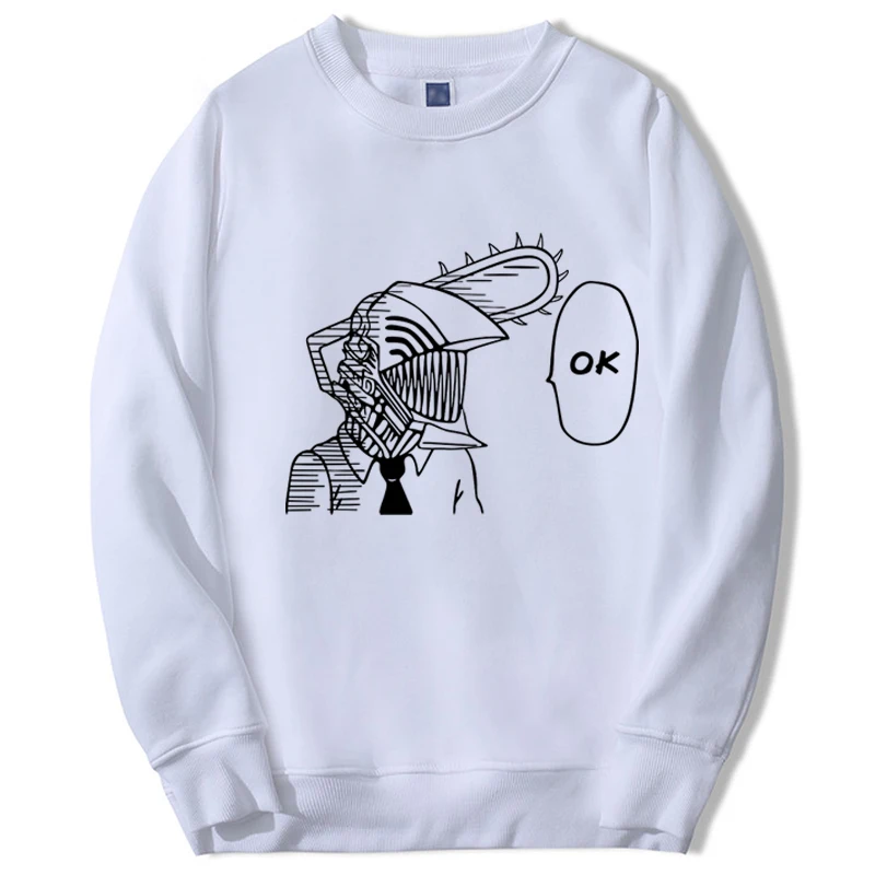 Hot Japanese Anime Hoodie Chainsaw Man Sweatshirts Women Clothes Harajuku Denji Demon Graphic Hoodies Hip Hop - Chainsaw Man Merchandise