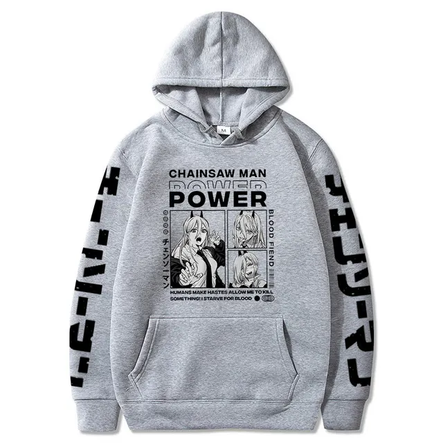 Japanese Anime Graphic Chainsaw Man Power Manga Men s Hoodie Anime Hoodies Unisex Streetwear Pullover Harajuku.jpg 640x640 15 - Chainsaw Man Merchandise