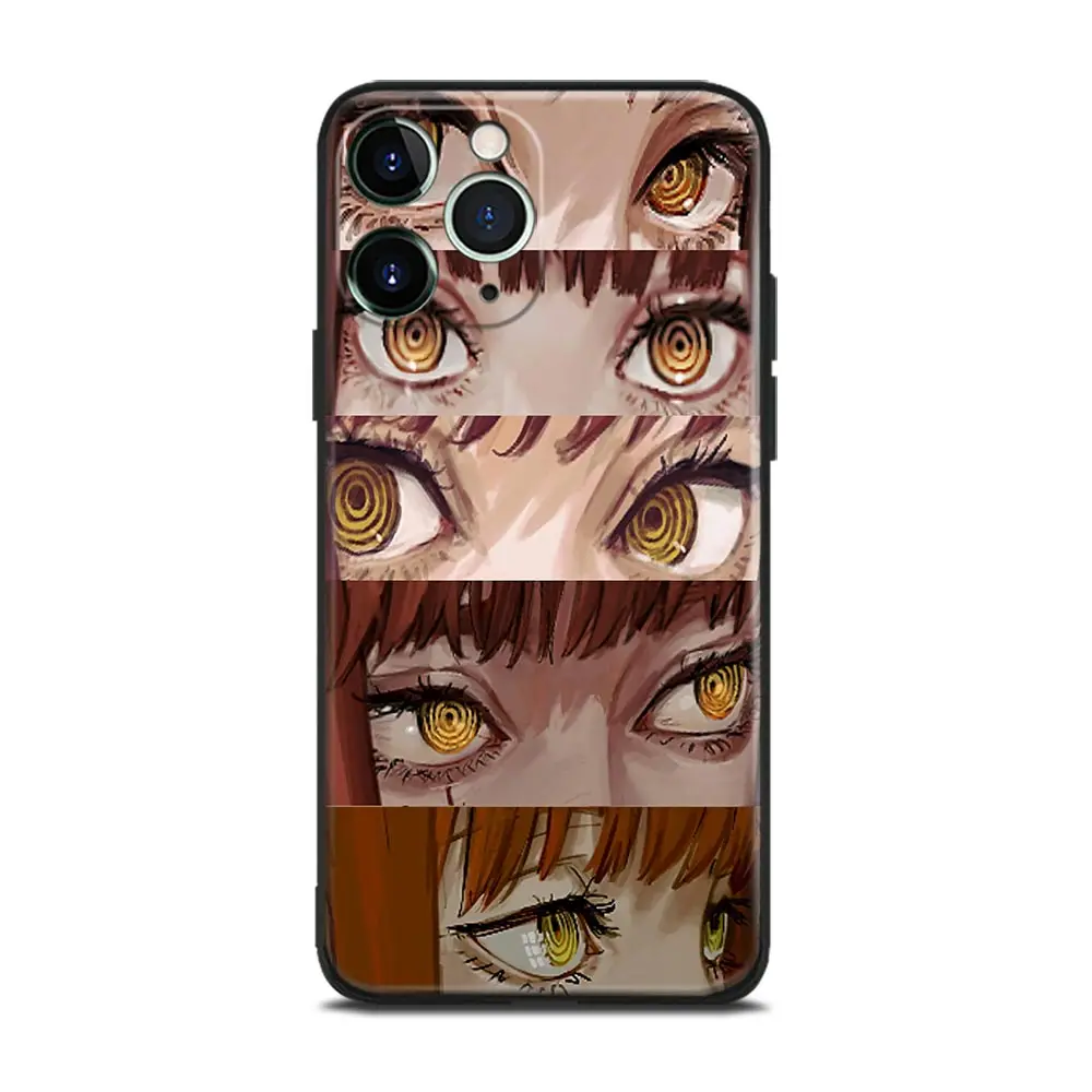 Makima Chainsaw Man Japanese Anime Soft TPU Glass Phone Case for IPhone 6s 7 8 14 4 - Chainsaw Man Merchandise