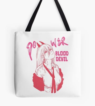 Power Fiend The Blood Devil From Chainsaw Man Tote Bag Official Chainsaw Man Merch