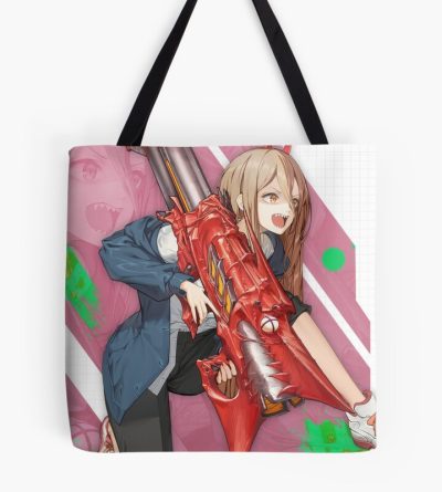 Power Character Profile, Nikke X Chainsaw Man Tote Bag Official Chainsaw Man Merch