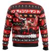 Christmas Denji ChainsawMan Ugly Christmas Sweater BACK Backup - Chainsaw Man Merchandise