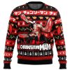 Christmas Denji ChainsawMan Ugly Christmas Sweater FRONT Backup - Chainsaw Man Merchandise