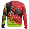 Hybrid Form Denji CM Ugly Christmas Sweater BACK mockup - Chainsaw Man Merchandise